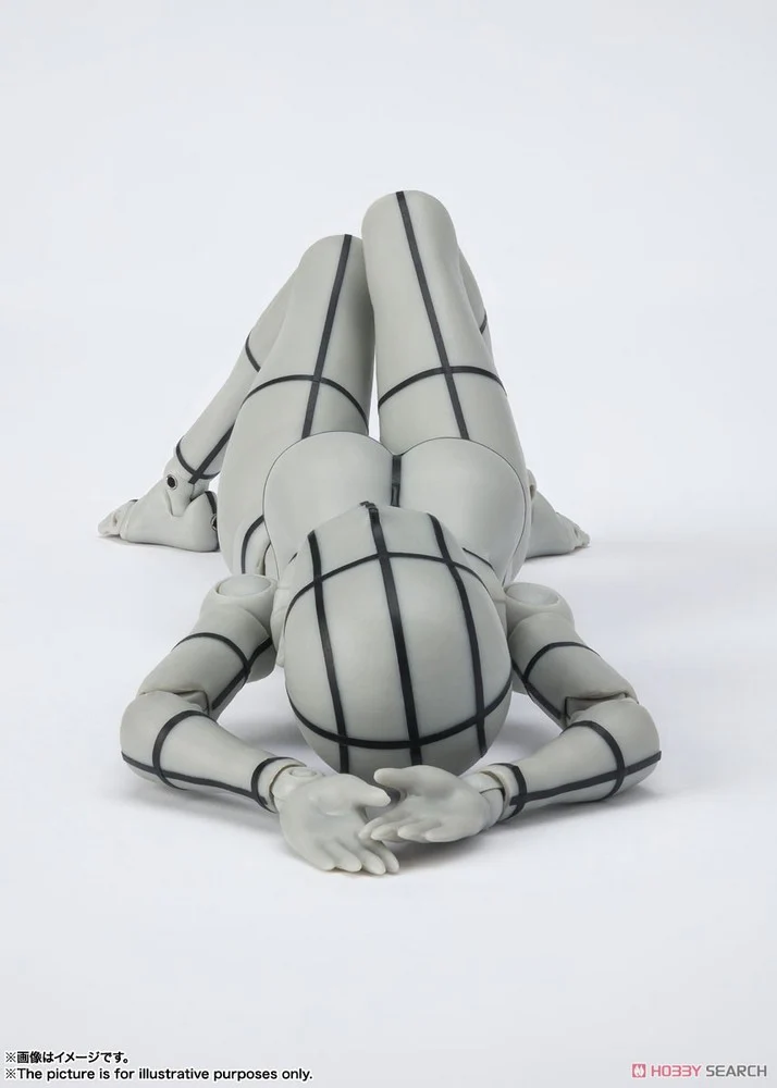 S.H.Figuarts Body-chan Kentaro Yabuki Wireframe (Gray Color Ver.) - Image 4