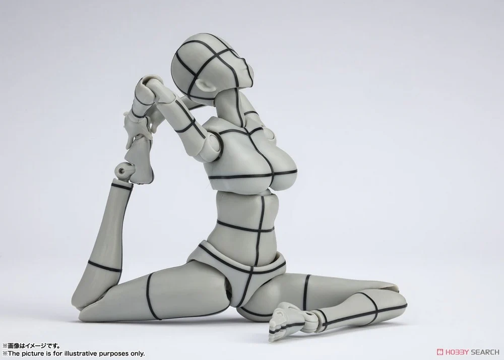 S.H.Figuarts Body-chan Kentaro Yabuki Wireframe (Gray Color Ver.) - Image 5