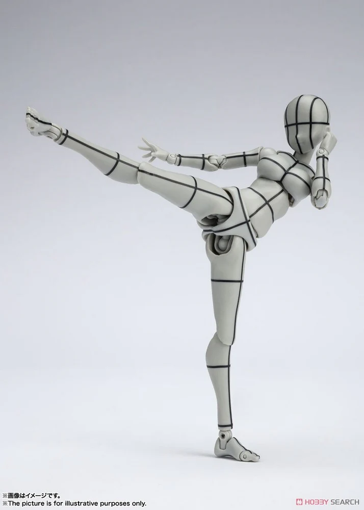 S.H.Figuarts Body-chan Kentaro Yabuki Wireframe (Gray Color Ver.) - Image 6