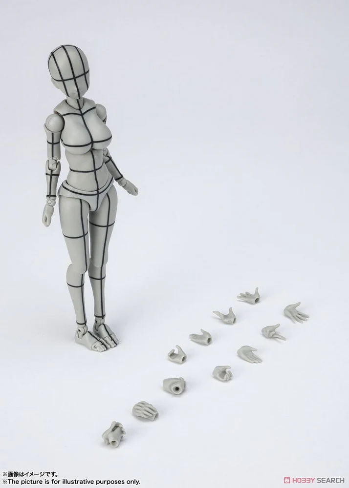 S.H.Figuarts Body-chan Kentaro Yabuki Wireframe (Gray Color Ver.) - Image 7