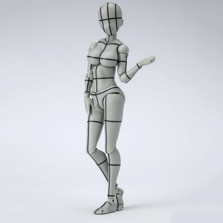 S.H.Figuarts Body-chan Kentaro Yabuki Wireframe (Gray Color Ver.) - Image 8