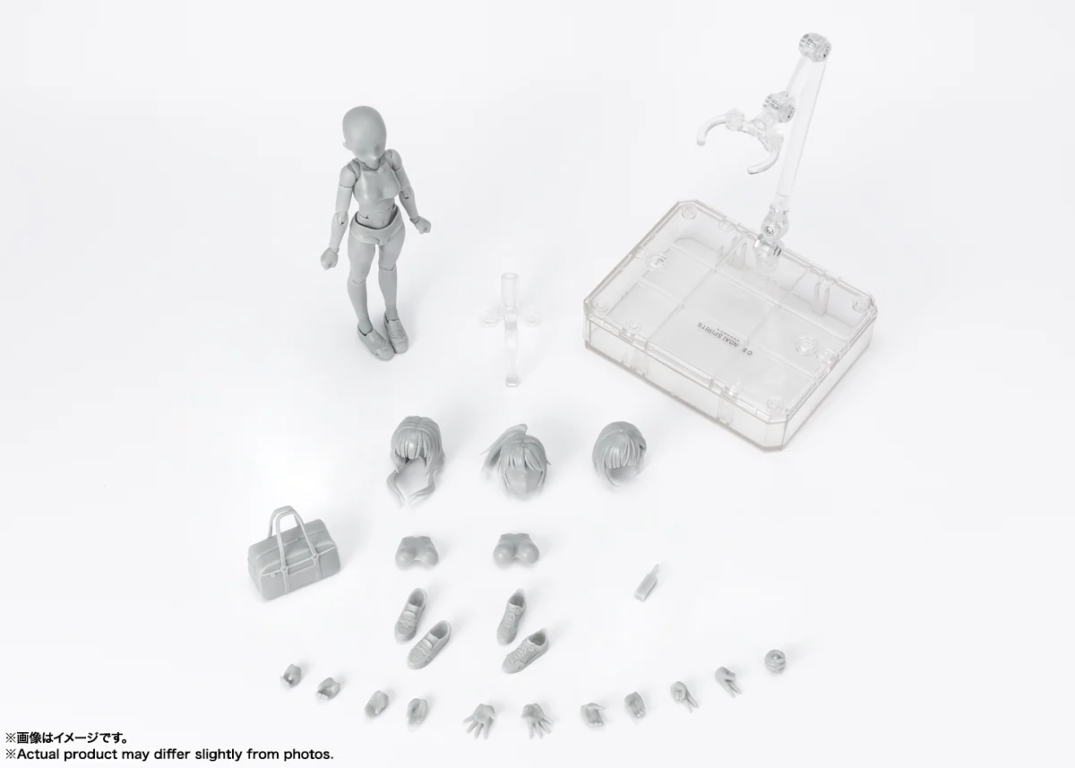 S.H.Figuarts Body-chan School Life Edition DX Set (Gray Color Ver.) - Image 11