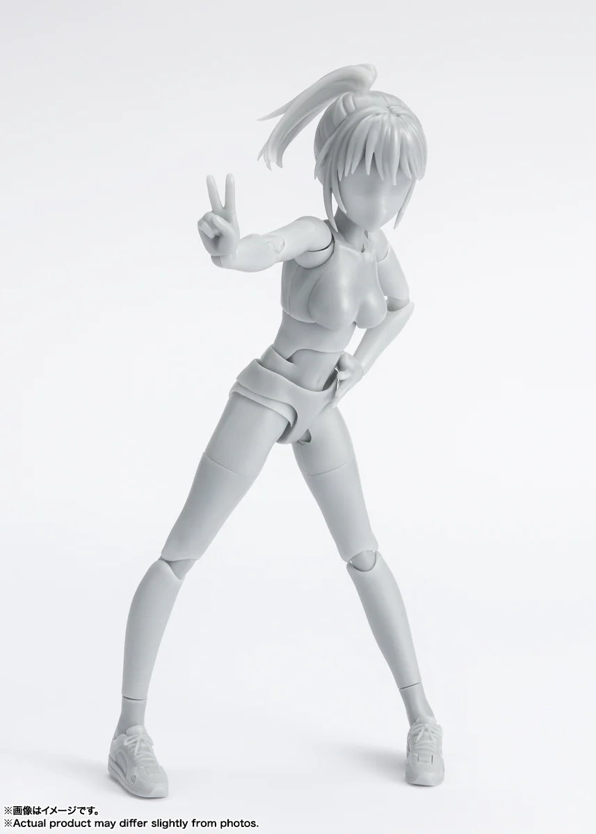 S.H.Figuarts Body-chan School Life Edition DX Set (Gray Color Ver.) - Image 5