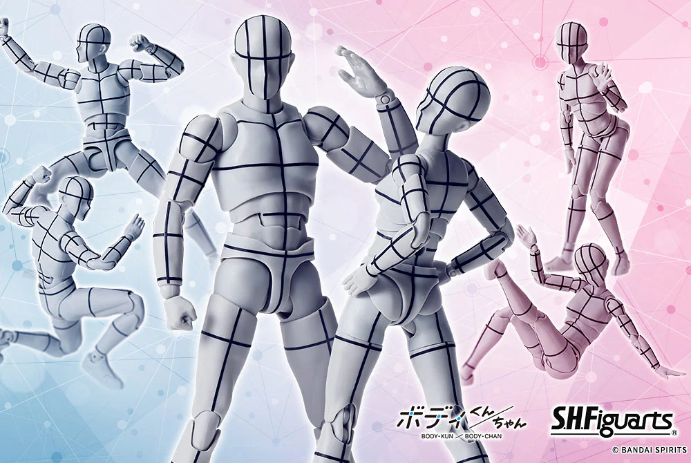 S.H.Figuarts Body-chan Sports Edition Wireframe (Gray Color Ver.) - Image 10