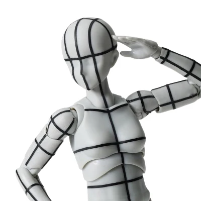 S.H.Figuarts Body-chan Sports Edition Wireframe (Gray Color Ver.) - Image 2