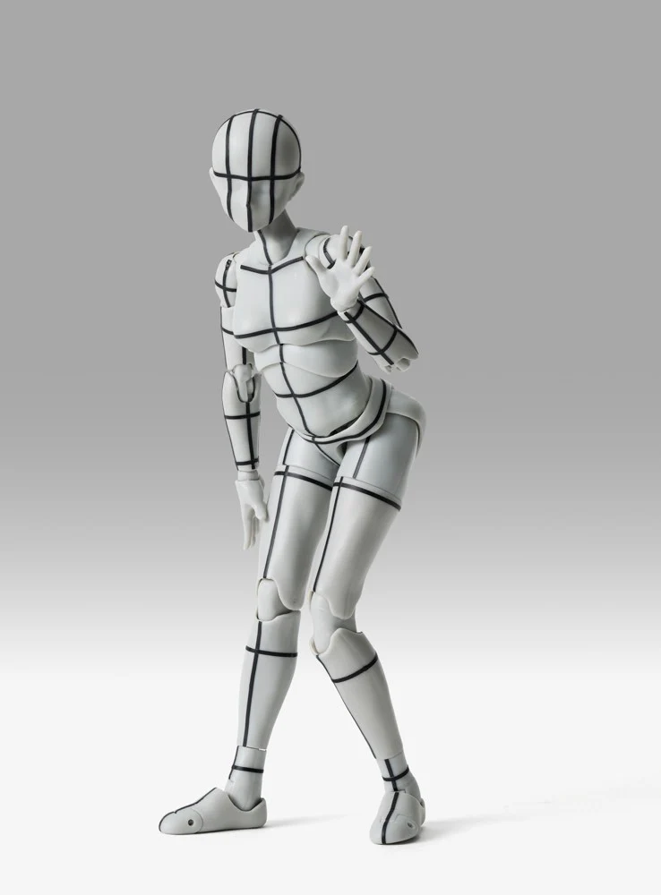 S.H.Figuarts Body-chan Sports Edition Wireframe (Gray Color Ver.) - Image 7