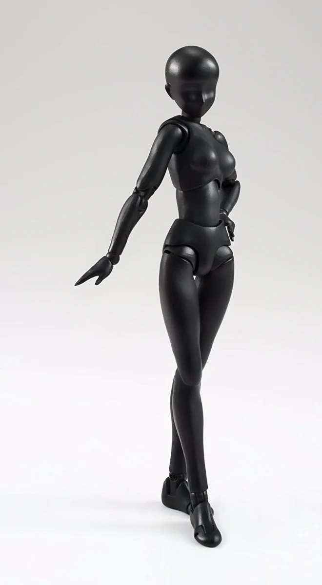 S.H.Figuarts Body-chan (Woman) (Solid Black Color Ver.) - Image 4