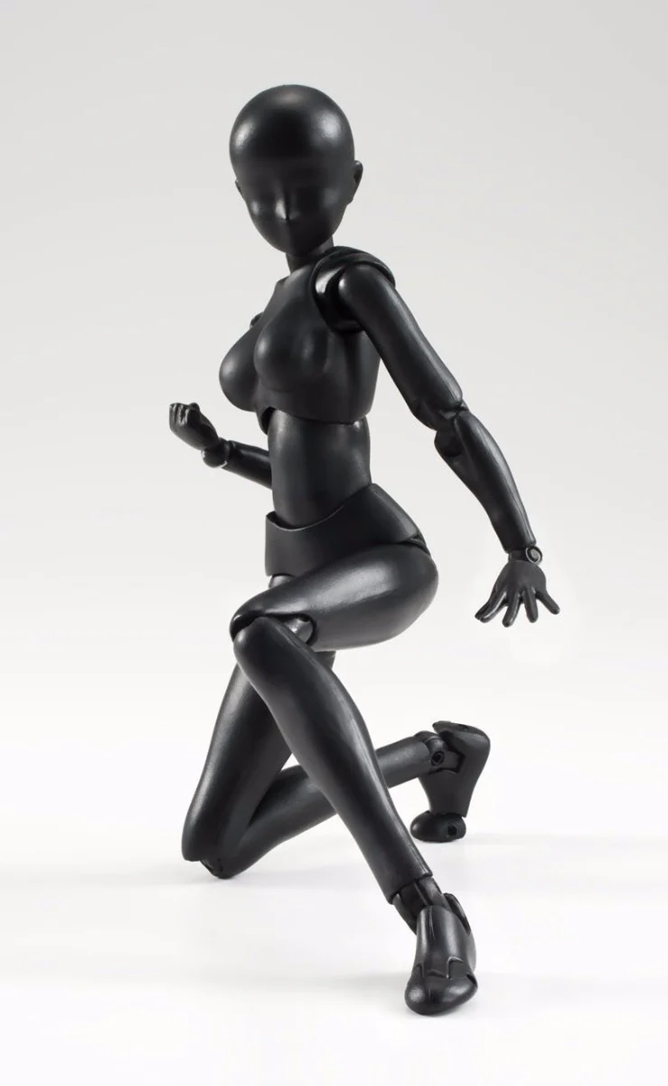 S.H.Figuarts Body-chan (Woman) (Solid Black Color Ver.) - Image 6