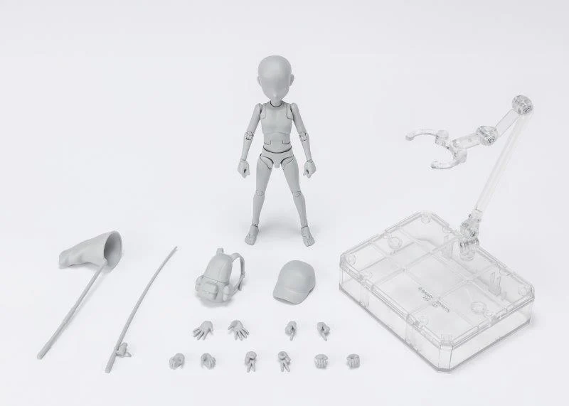 S.H.Figuarts Body-kun Ken Sugimori Edition DX Set (Gray Color Ver.) - Image 5