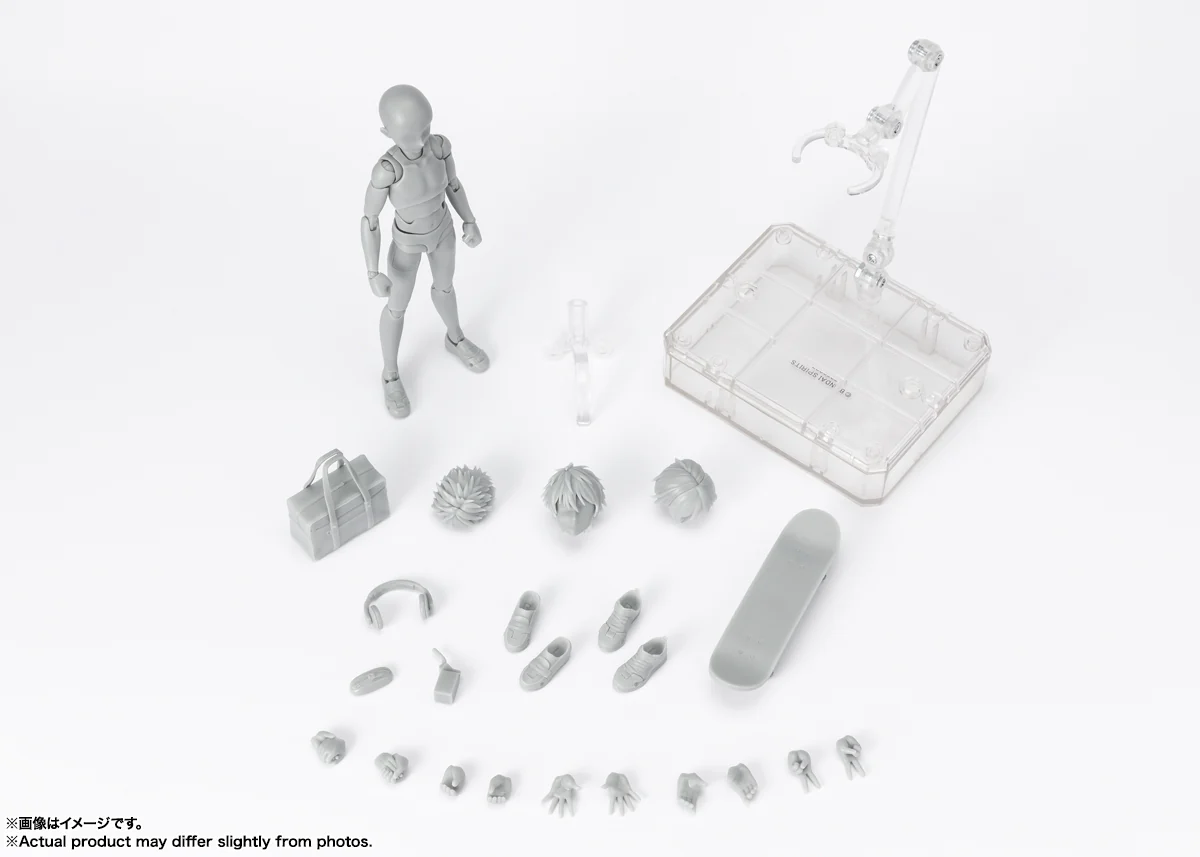 S.H.Figuarts Body-kun School Life Edition DX Set (Gray Color Ver.) - Image 10