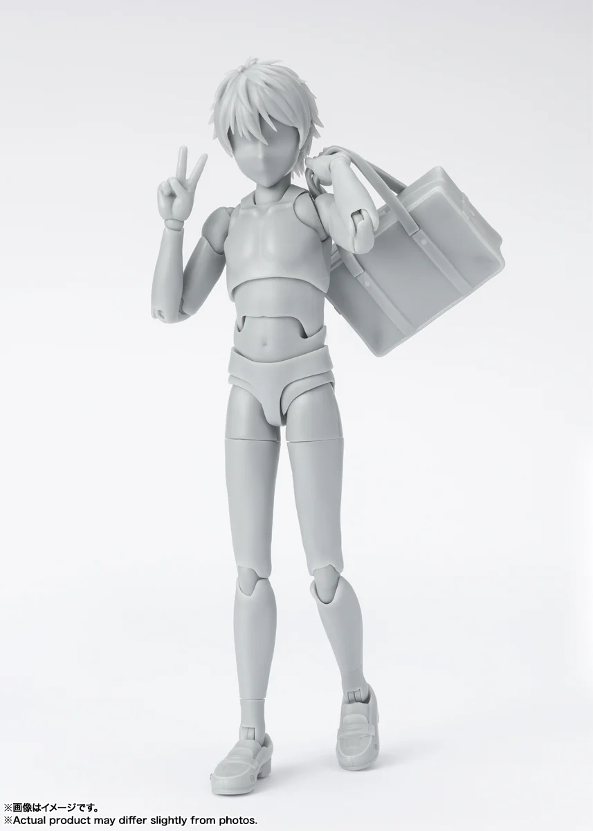 S.H.Figuarts Body-kun School Life Edition DX Set (Gray Color Ver.) - Image 5