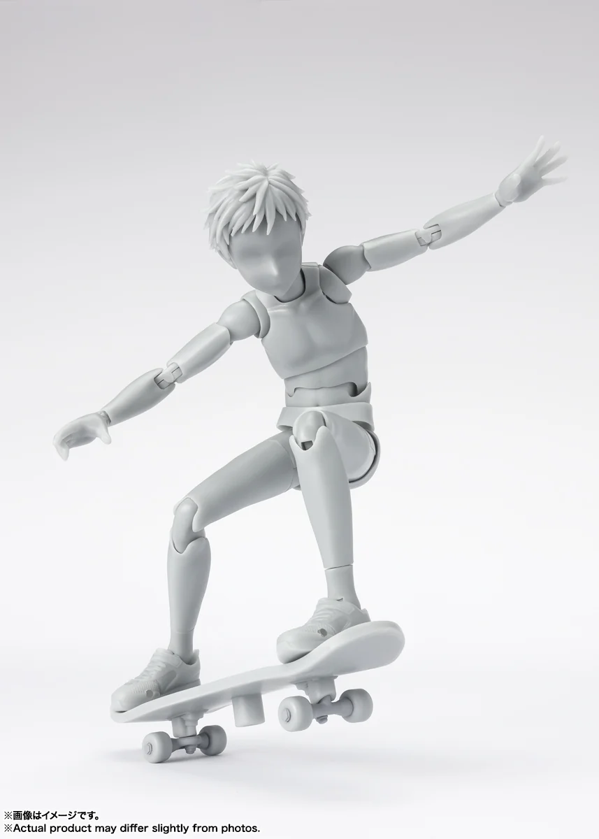 S.H.Figuarts Body-kun School Life Edition DX Set (Gray Color Ver.) - Image 6