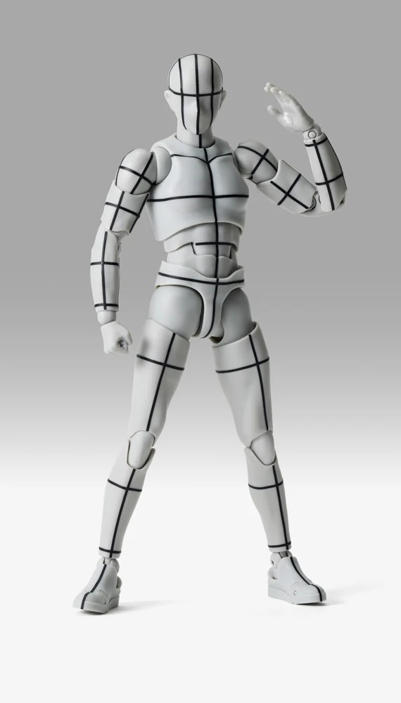 S.H.Figuarts Body-kun Sports Edition Wireframe (Gray Color Ver.) - Image 2