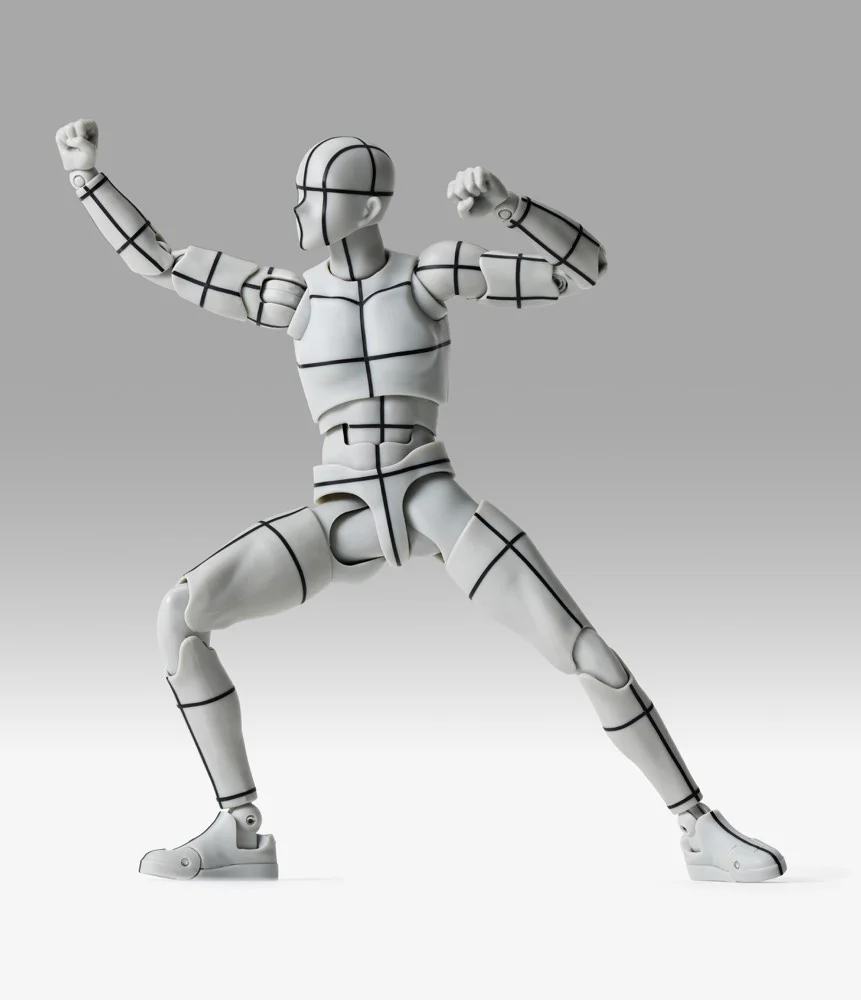 S.H.Figuarts Body-kun Sports Edition Wireframe (Gray Color Ver.) - Image 3