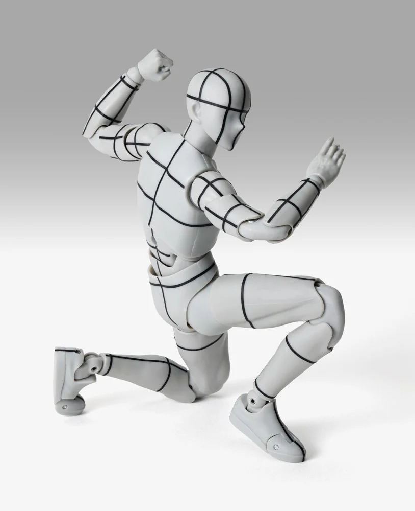 S.H.Figuarts Body-kun Sports Edition Wireframe (Gray Color Ver.) - Image 4