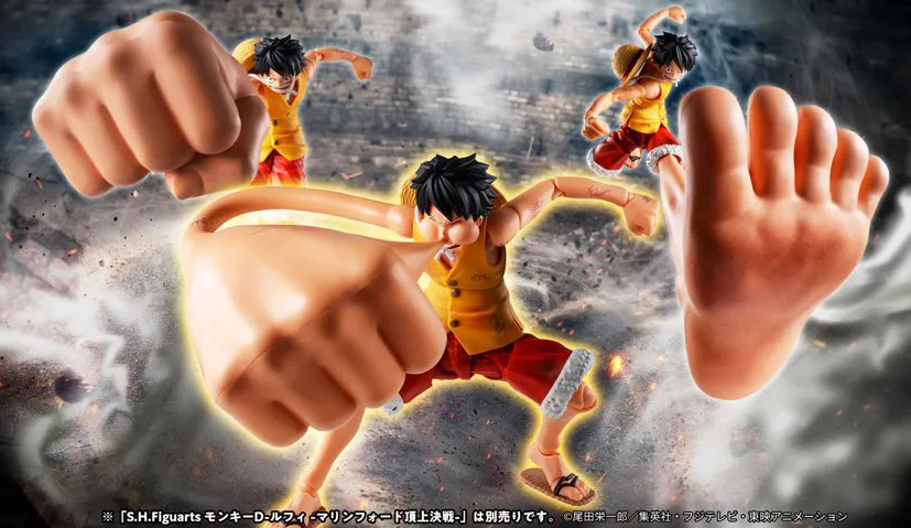 S.H.Figuarts Monkey D. Luffy Marineford Gear Three Option Parts Set (One Piece) - Image 2