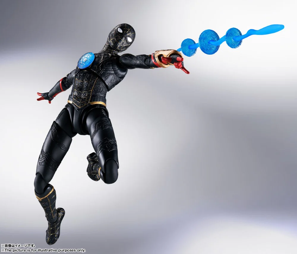 S.H.Figuarts Spider-Man [Black & Gold Suit] - Image 6