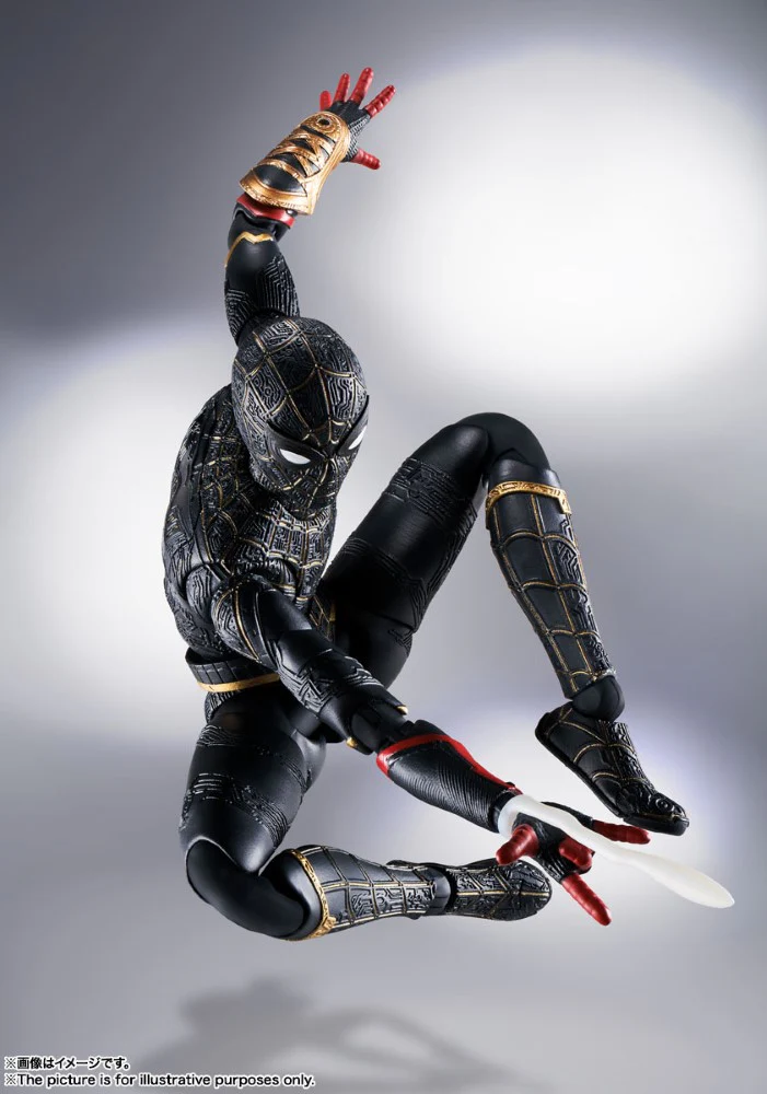 S.H.Figuarts Spider-Man [Black & Gold Suit] - Image 8