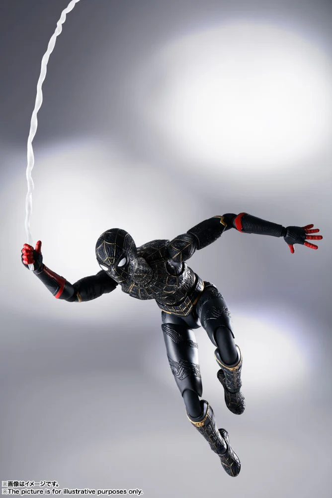 S.H.Figuarts Spider-Man [Black & Gold Suit] - Image 9