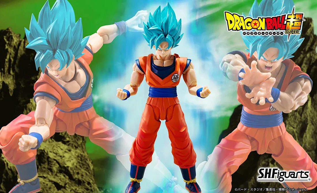 S.H.Figuarts Super Saiyan God Super Saiyan Son Goku (Blue Power Transcending Limits) (Dragon Ball) - Image 3