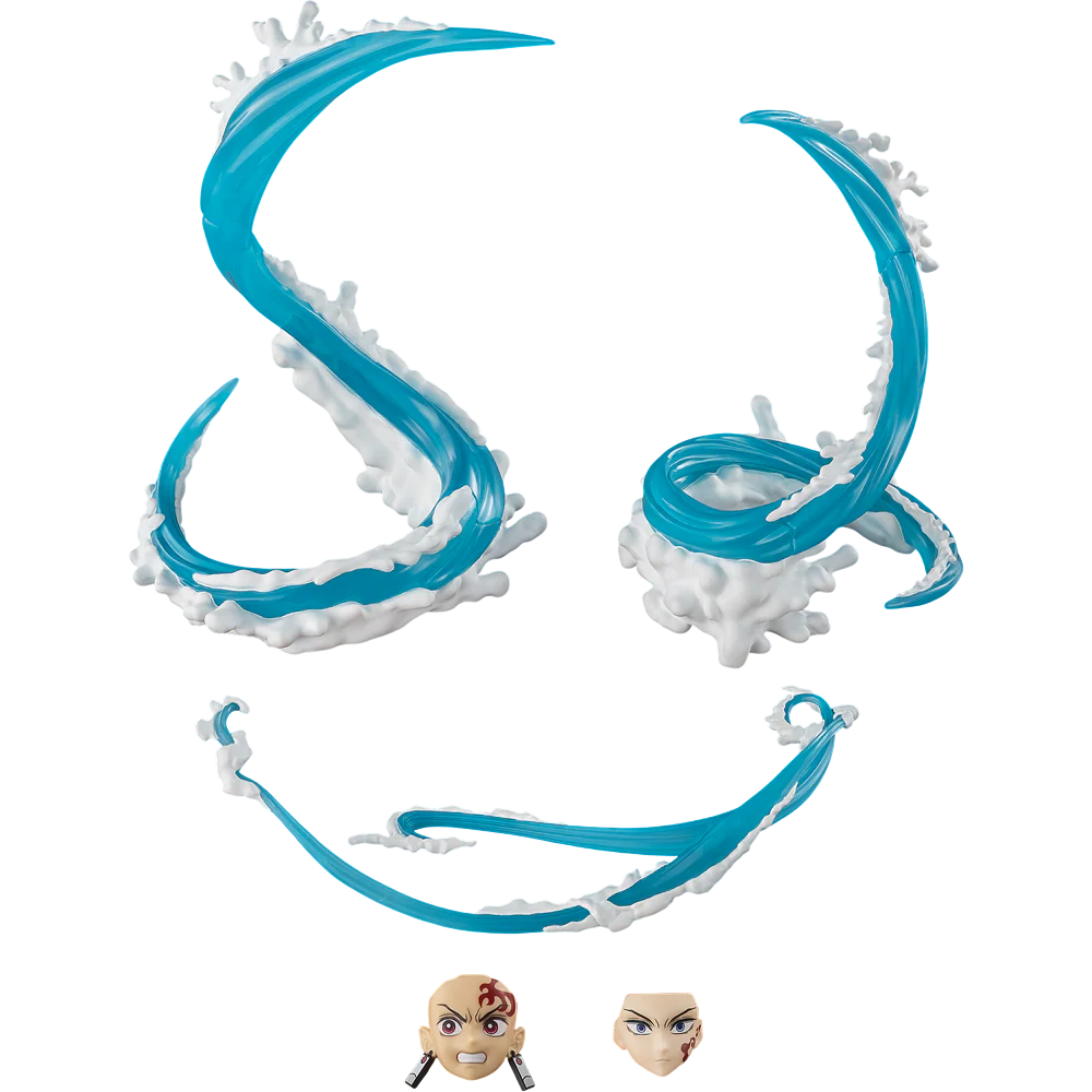 S.H.Figuarts Tanjiro Kamado and Giyu Tomioka Water Breathing Effect Set (Demon Slayer: Kimetsu no Yaiba)