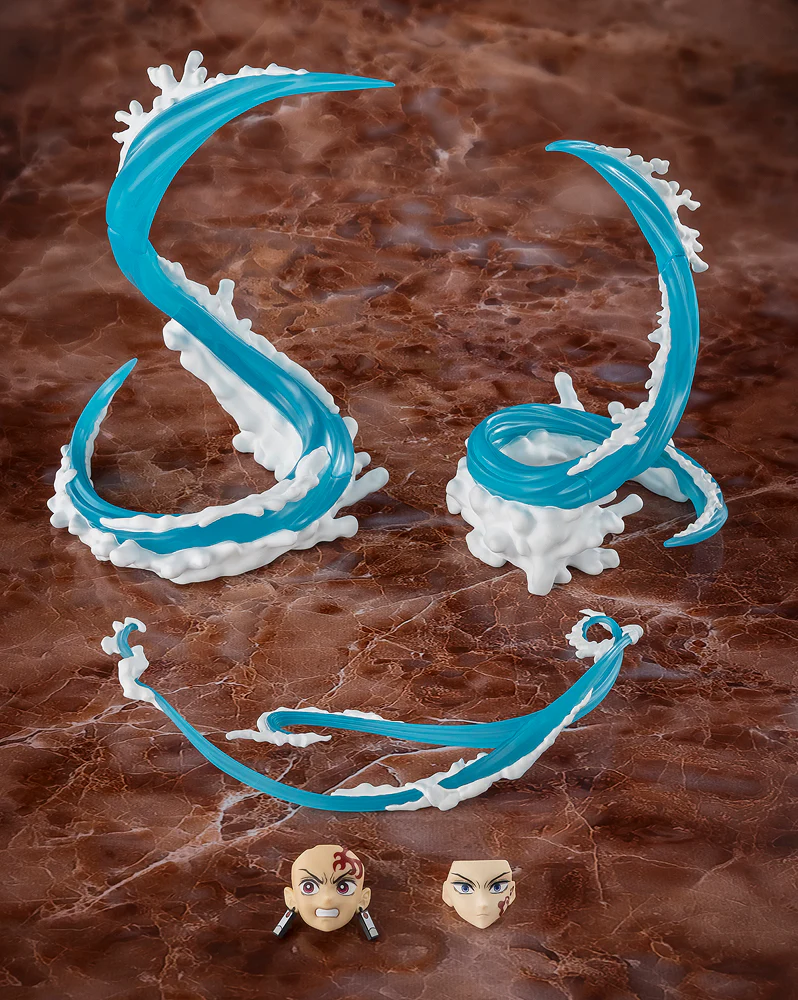 S.H.Figuarts Tanjiro Kamado and Giyu Tomioka Water Breathing Effect Set (Demon Slayer: Kimetsu no Yaiba) - Image 3