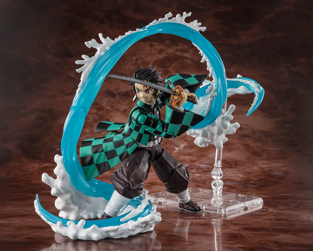 S.H.Figuarts Tanjiro Kamado and Giyu Tomioka Water Breathing Effect Set (Demon Slayer: Kimetsu no Yaiba) - Image 4