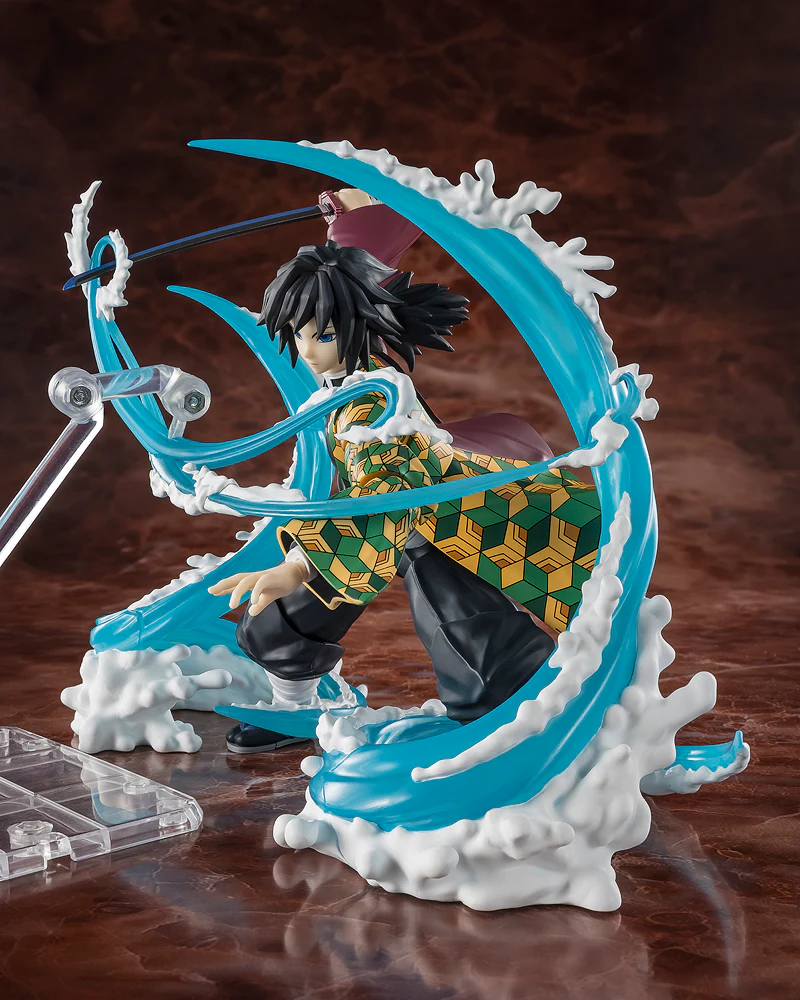 S.H.Figuarts Tanjiro Kamado and Giyu Tomioka Water Breathing Effect Set (Demon Slayer: Kimetsu no Yaiba) - Image 7