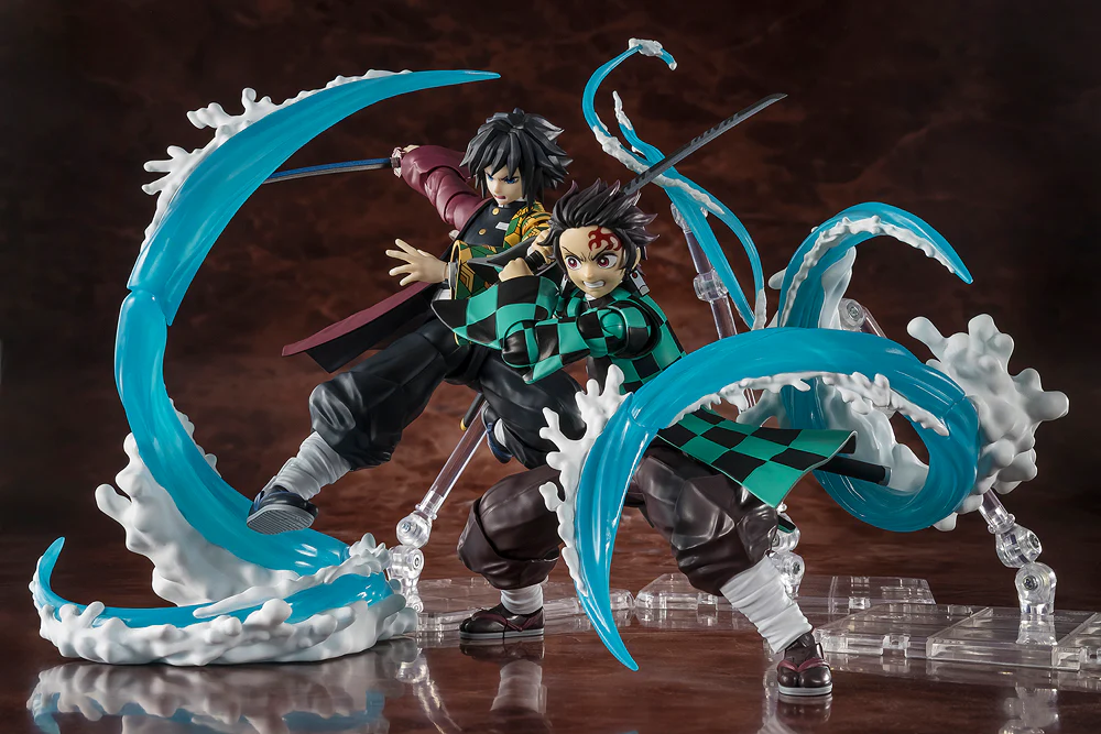 S.H.Figuarts Tanjiro Kamado and Giyu Tomioka Water Breathing Effect Set (Demon Slayer: Kimetsu no Yaiba) - Image 8