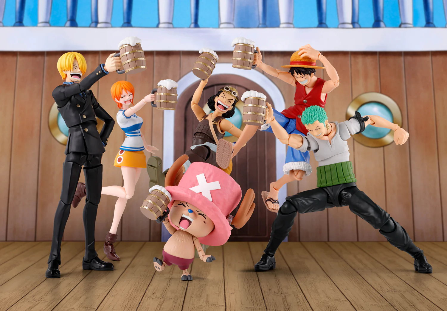 S.H.Figuarts The Straw Hat Crew Party Set (One Piece) - Image 6