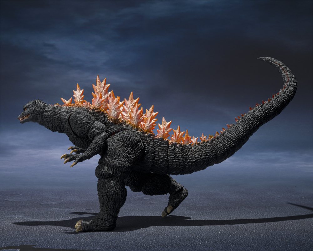 S.H.MonsterArts Godzilla [2004] Heat Ray Ver. Vs. New Gotengo - Image 6