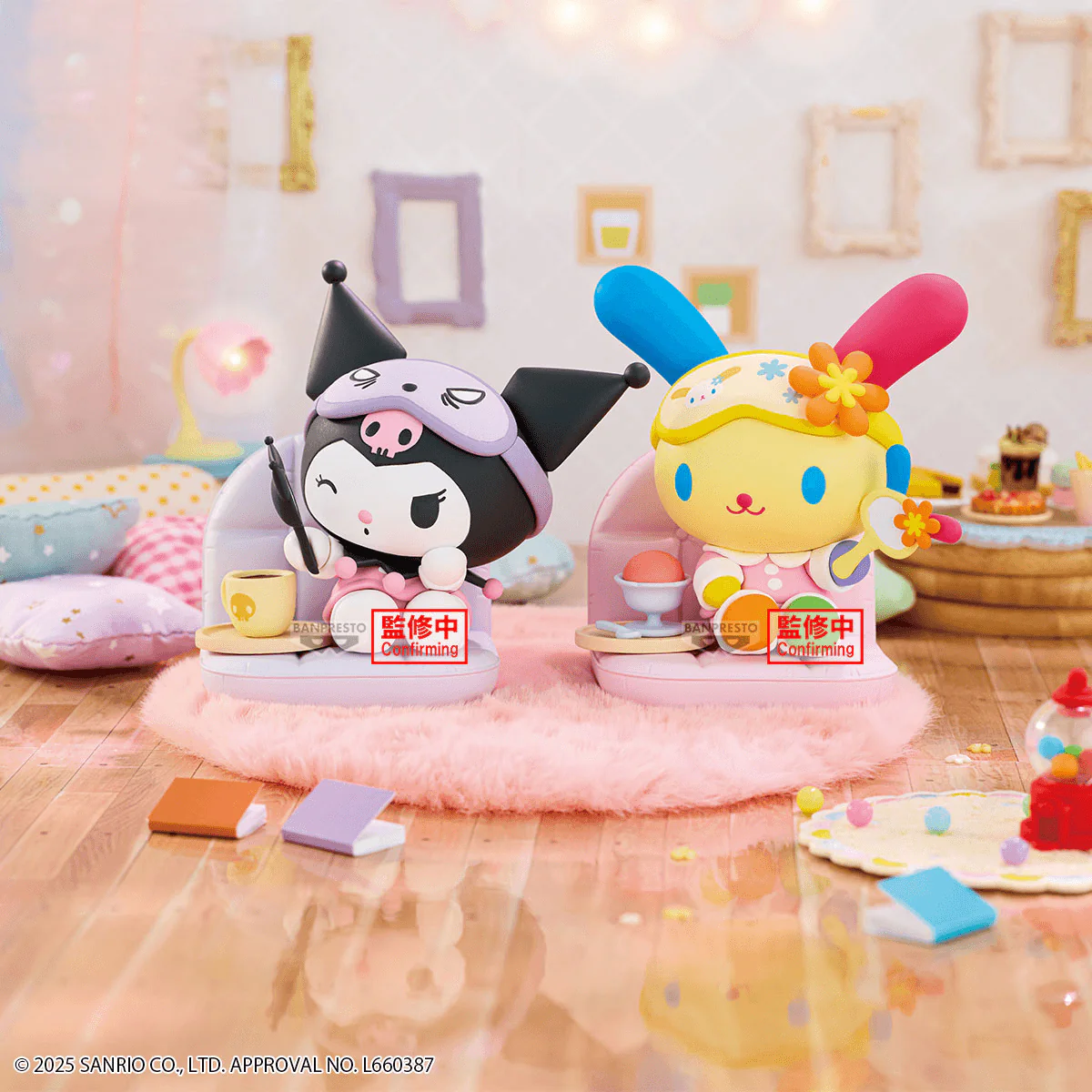 Sanrio Nakayoshi Memories Relaxing Time at Home A: Kuromi - Image 7