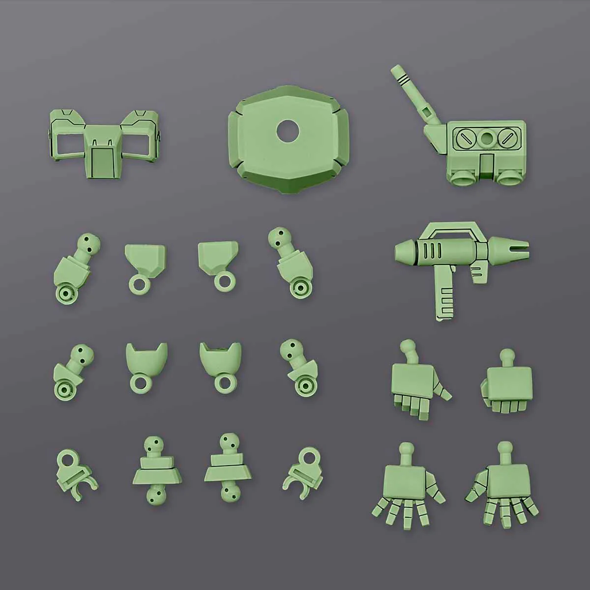 SD Gundam Cross Silhouette Booster (Green)