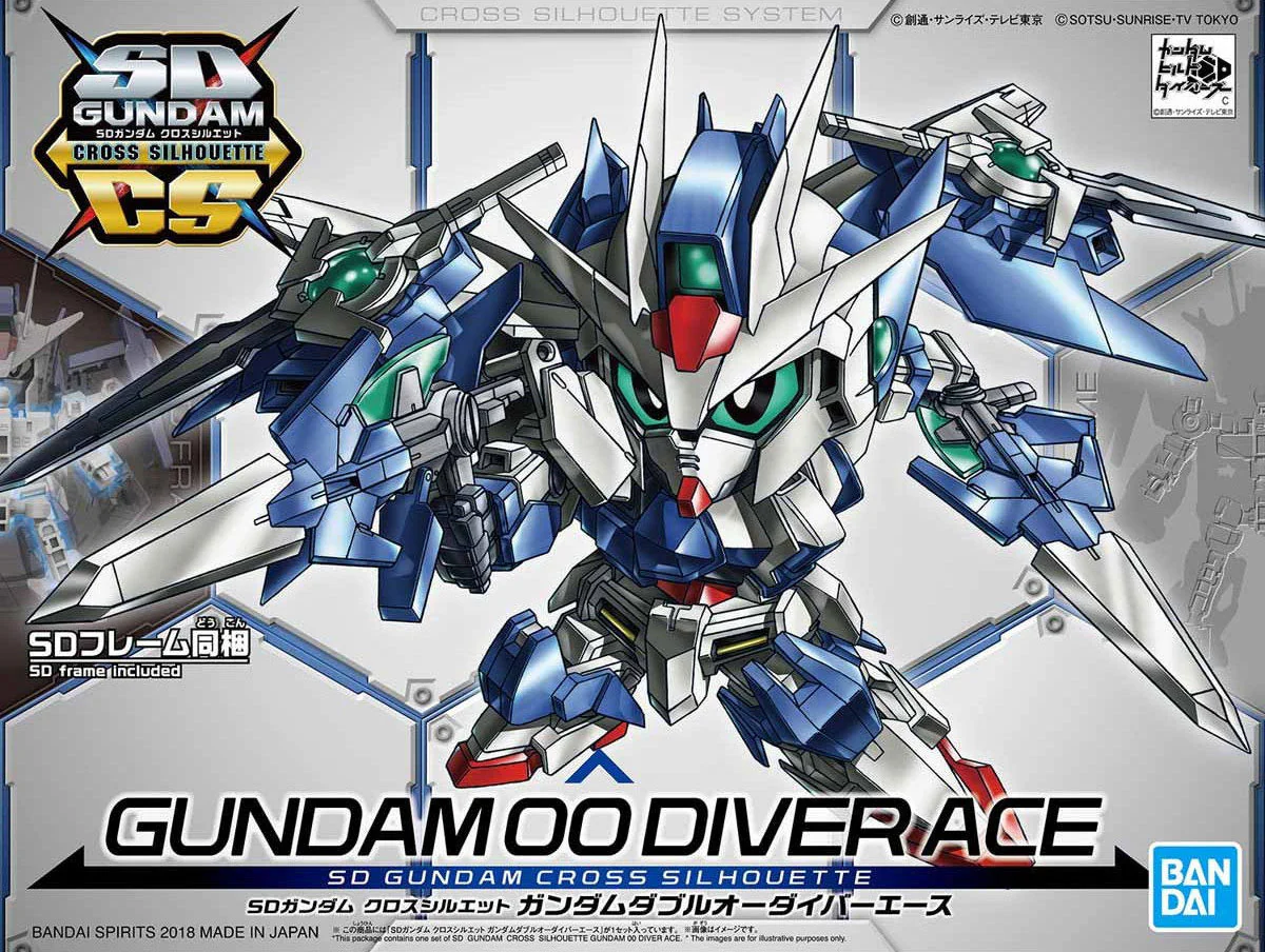SD Gundam Cross Silhouette Gundam 00 Diver Ace - Image 9