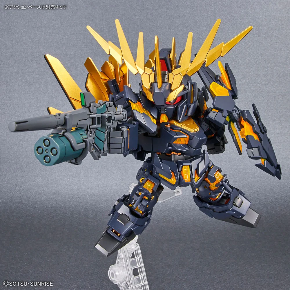SD Gundam Cross Silhouette Unicorn Gundam 02 Banshee (Destroy Mode) & Banshee Norn Parts Set - Image 11