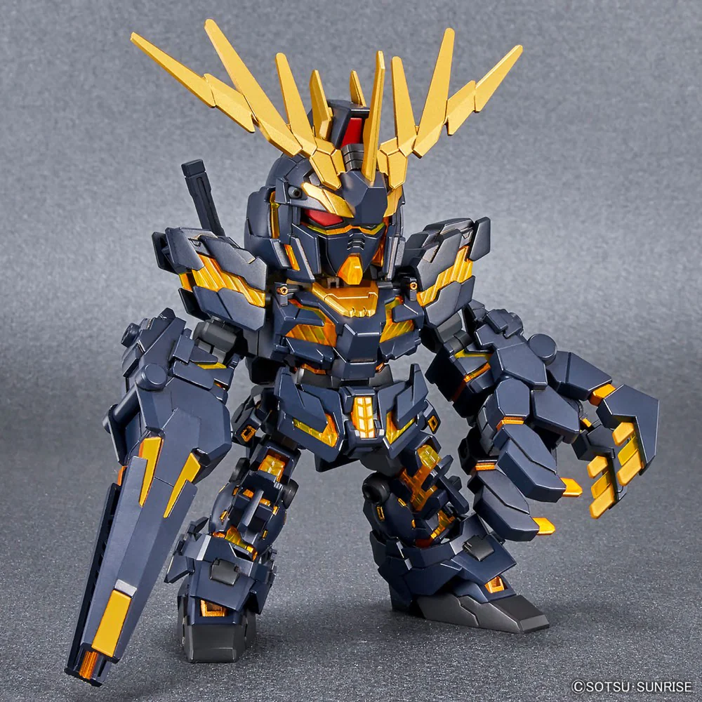 SD Gundam Cross Silhouette Unicorn Gundam 02 Banshee (Destroy Mode) & Banshee Norn Parts Set - Image 2