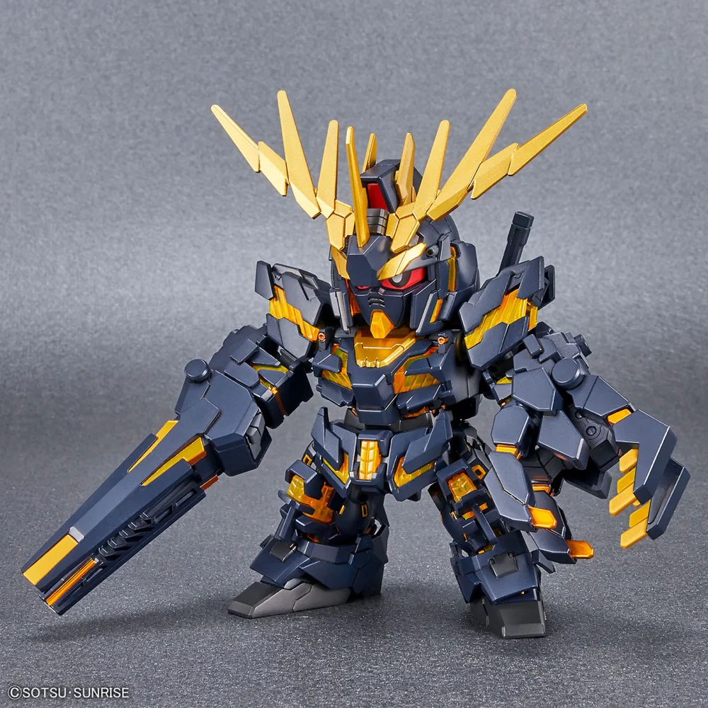 SD Gundam Cross Silhouette Unicorn Gundam 02 Banshee (Destroy Mode) & Banshee Norn Parts Set - Image 3