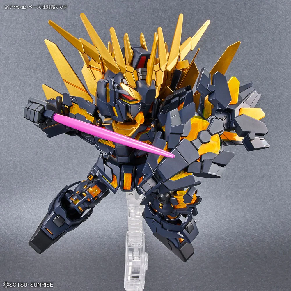 SD Gundam Cross Silhouette Unicorn Gundam 02 Banshee (Destroy Mode) & Banshee Norn Parts Set - Image 8