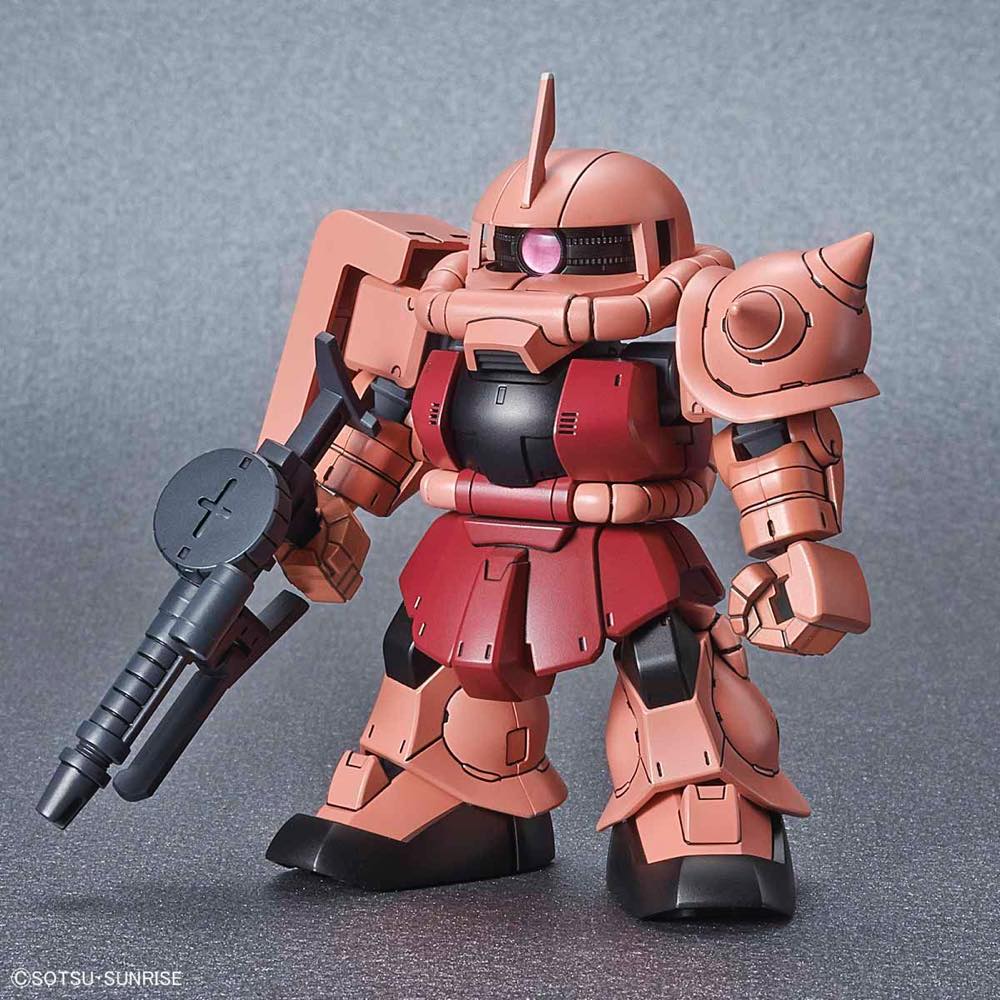 SD Gundam Cross Silhouette Zaku II Char Custom - Image 2