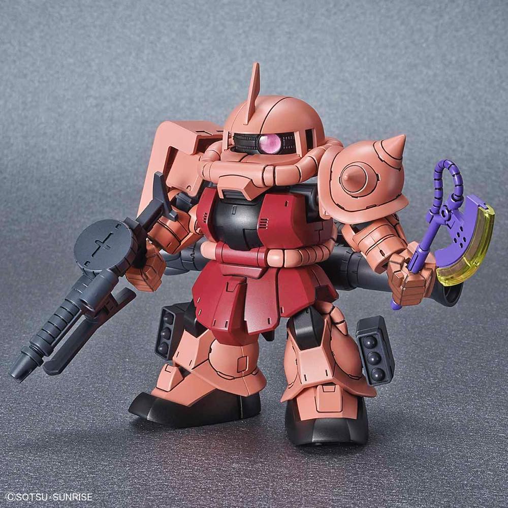SD Gundam Cross Silhouette Zaku II Char Custom - Image 4