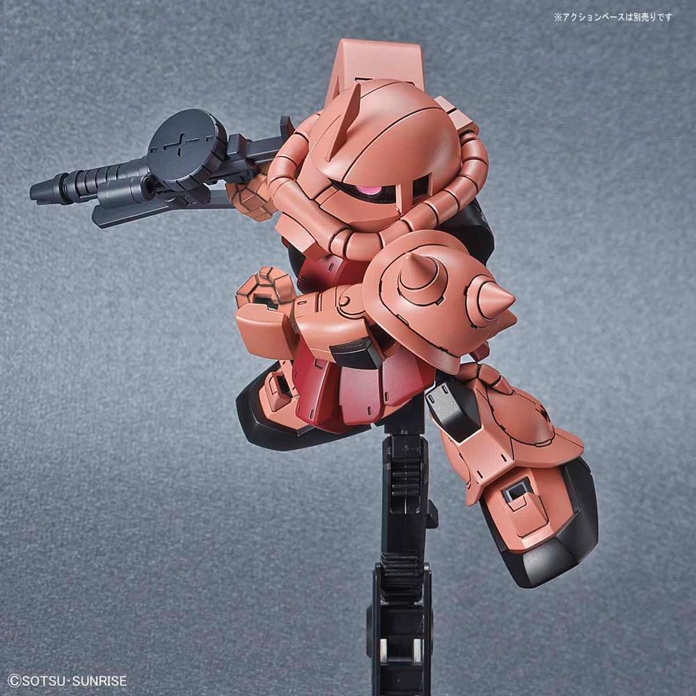 SD Gundam Cross Silhouette Zaku II Char Custom - Image 6