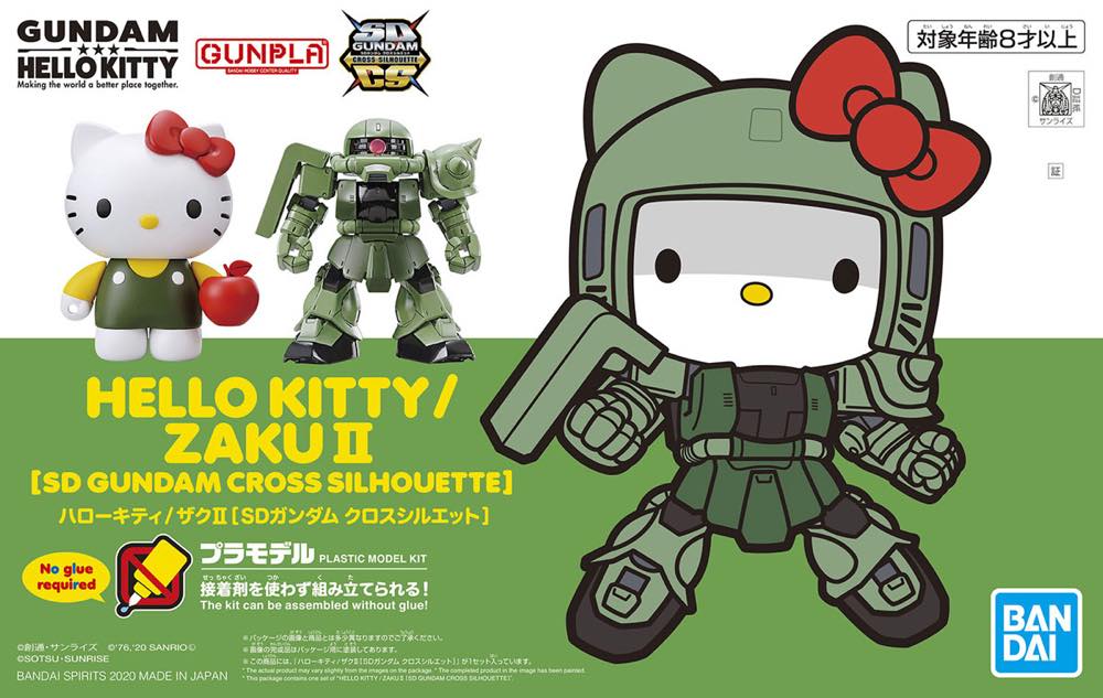 SD Gundam Cross Silhouette Zaku II / Hello Kitty Set - Image 13