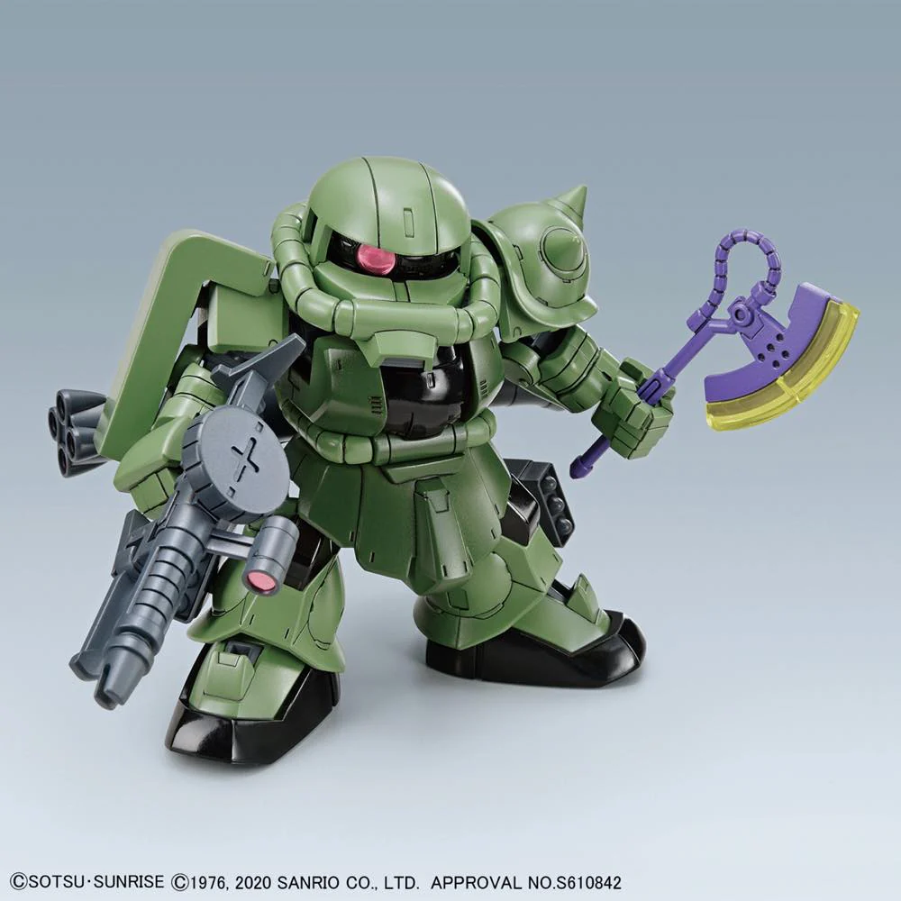 SD Gundam Cross Silhouette Zaku II / Hello Kitty Set - Image 4