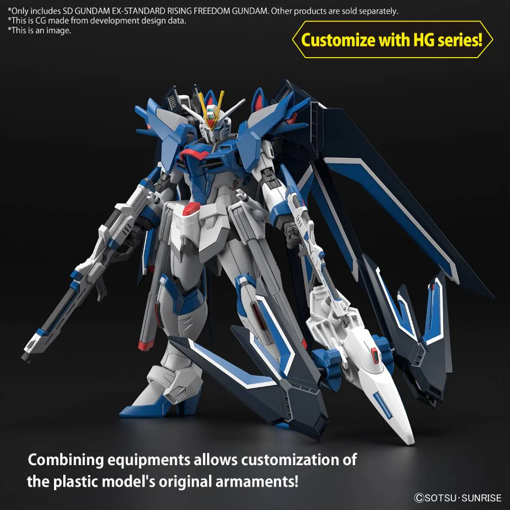 SD Gundam EX-Standard Rising Freedom Gundam - Image 10