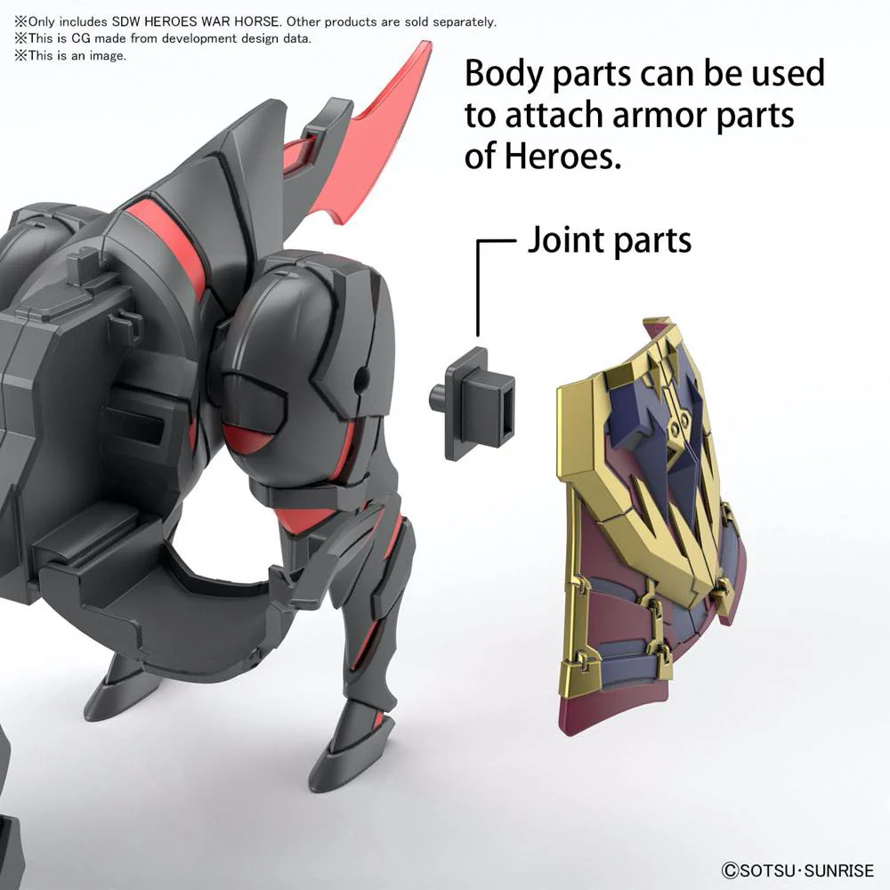 SD Gundam World Heroes 07 War Horse - Image 8