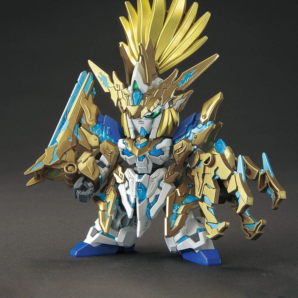 SD Gundam World Heroes 17 Long Zun Liu Bei Unicorn Gundam