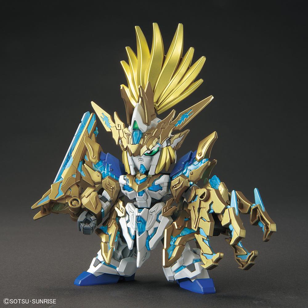 SD Gundam World Heroes 17 Long Zun Liu Bei Unicorn Gundam - Image 2