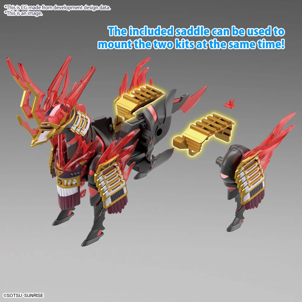 SD Gundam World Heroes 34 Nobunaga's War Horse - Image 6