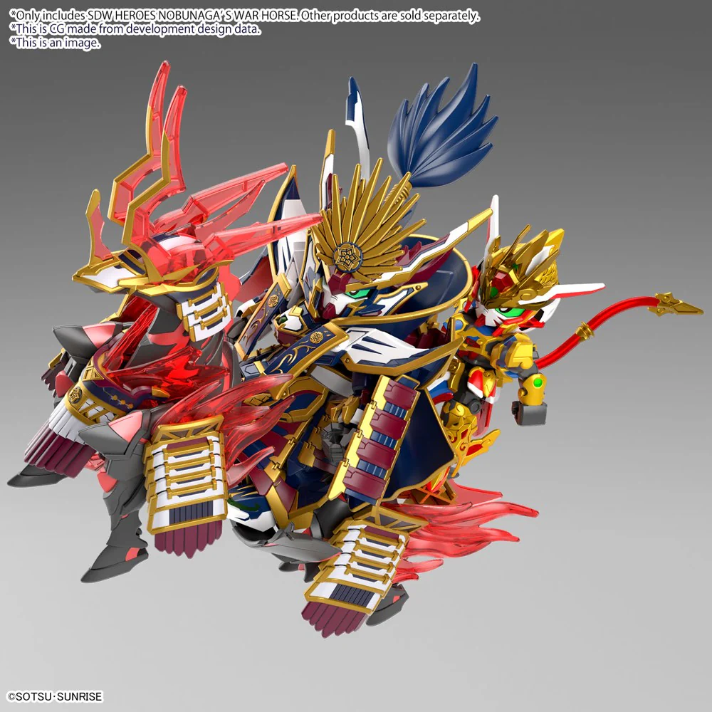 SD Gundam World Heroes 34 Nobunaga's War Horse - Image 7