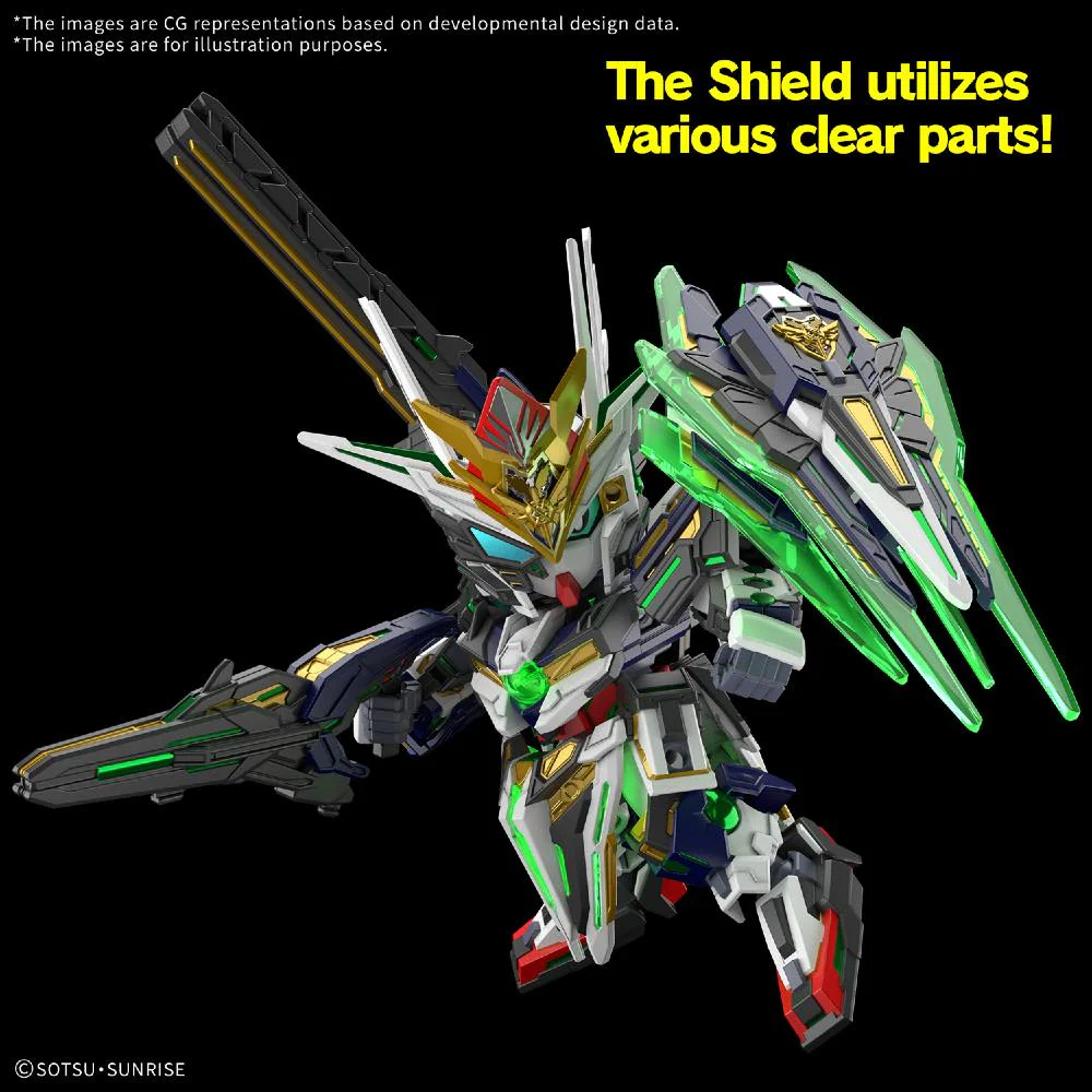 SD Gundam World Heroes 38 Captain QAN[T] (Quanta) GF - Image 2